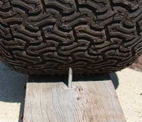 PROBLEM - Tire puncture