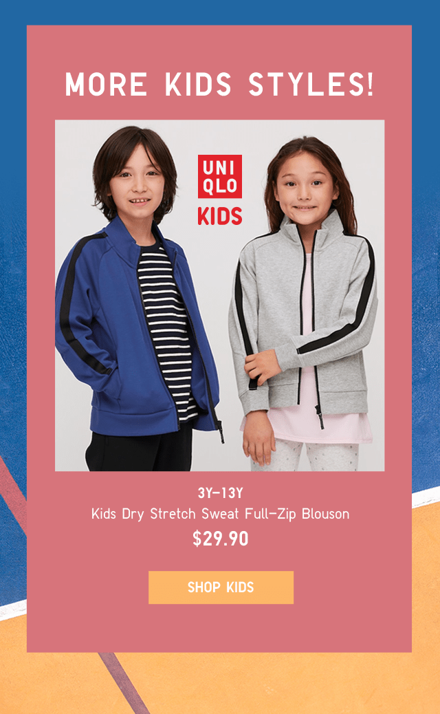 BODY5 PDP1 - KIDS DRY STRETCH SWEAT FULL-ZIP BLOUSON