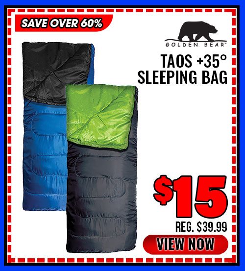 Golden Bear Taos +35° Sleeping Bag