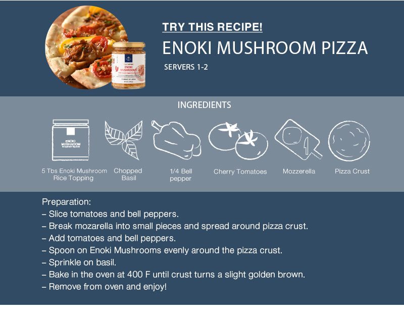 Try Our Enoki Mushroom Pizza Recipe