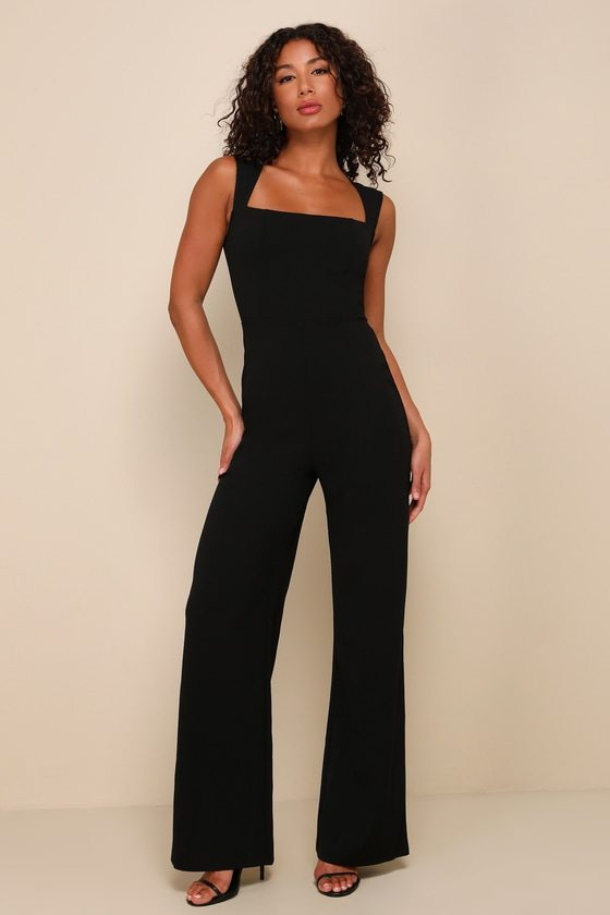 Image of Enticing Endeavors Black Jumpsuit