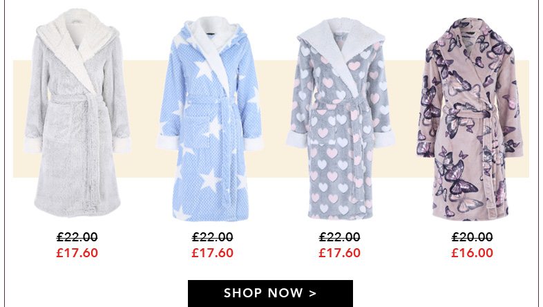 Shop dressing gowns