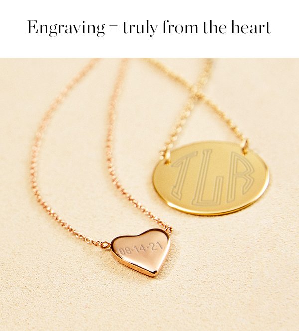 Engraving = truly from the heart