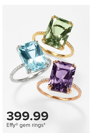 399.99 Effy gem rings.