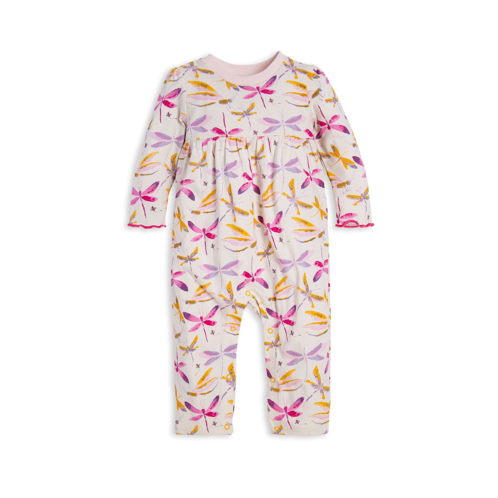 Autumn Sky Dragonfly Organic Baby Jumpsuit
