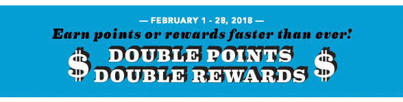 Double Points Double Rewards