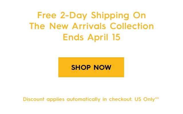 Tertiary - Free Shipping On New Arrivals