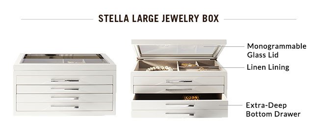 STELLA LARGE JEWELRY BOX