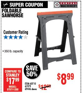 Foldable Sawhorse