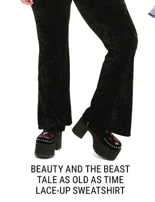 Tale as Old as Time Lace-Up Sweatshirt