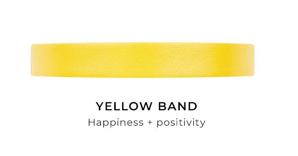 Marigold Yellow Leather Band