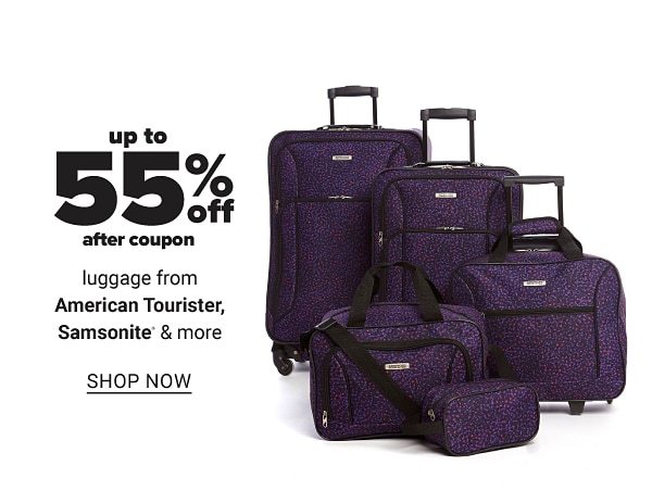 Up to 50% off Luggage from American Tourister, Samsonite and more - Shop Now