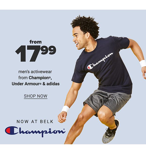 from 17.99 Men's Activewear from Champion, Under Armour & adidas - Shop Now