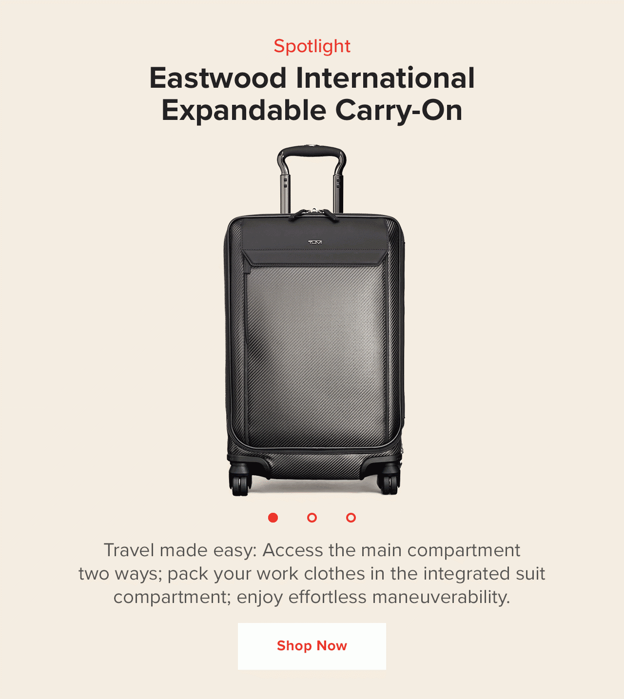 Tumi cfx carry clearance on