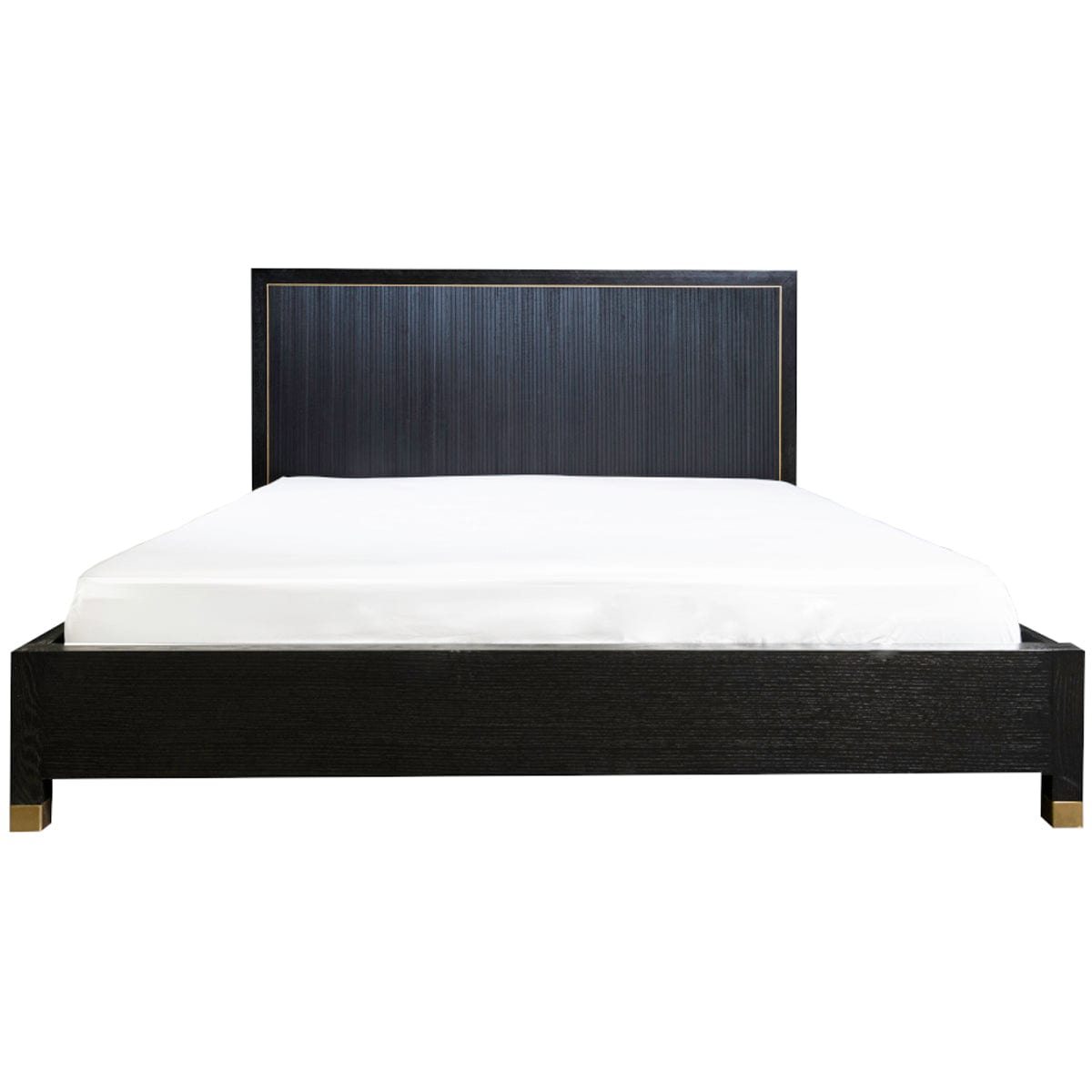 Image of Caleb King Bed, Onyx Oak