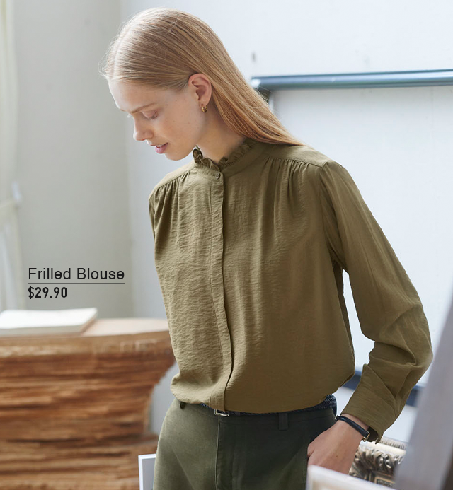 PDP5 - WOMEN FRILLED BLOUSE