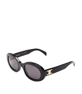 Celine Triomphe Oval Sunglasses, 52mm