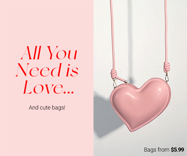 ALL YOU NEED IS LOVE... And cute bags!