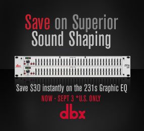 dbx 231S Dual 31-Band EQ -- Now Just $189!