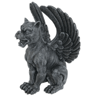 Winged Lioness Gargoyle Statue