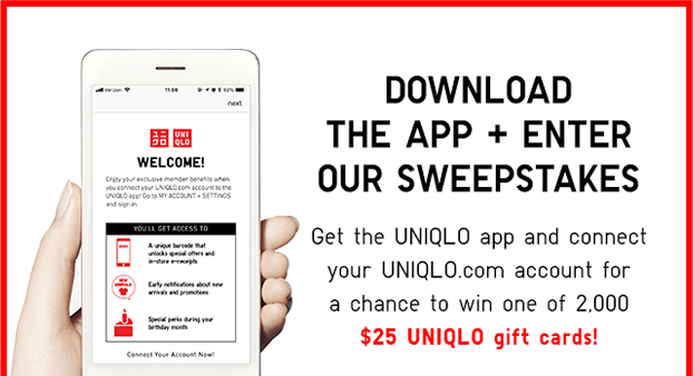 DOWNLOAD THE APP + ENTER OUR SWEEPSTAKES