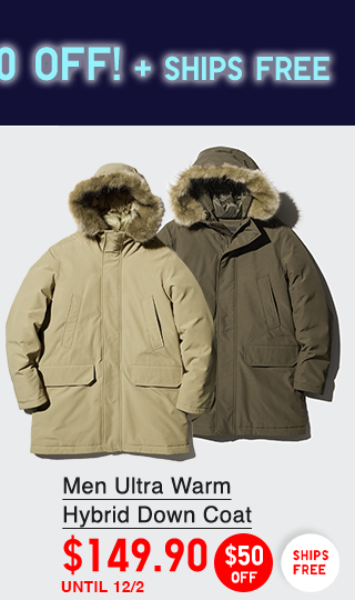 PDP2 - MEN ULTRA WARM HYBRID DOWN COAT