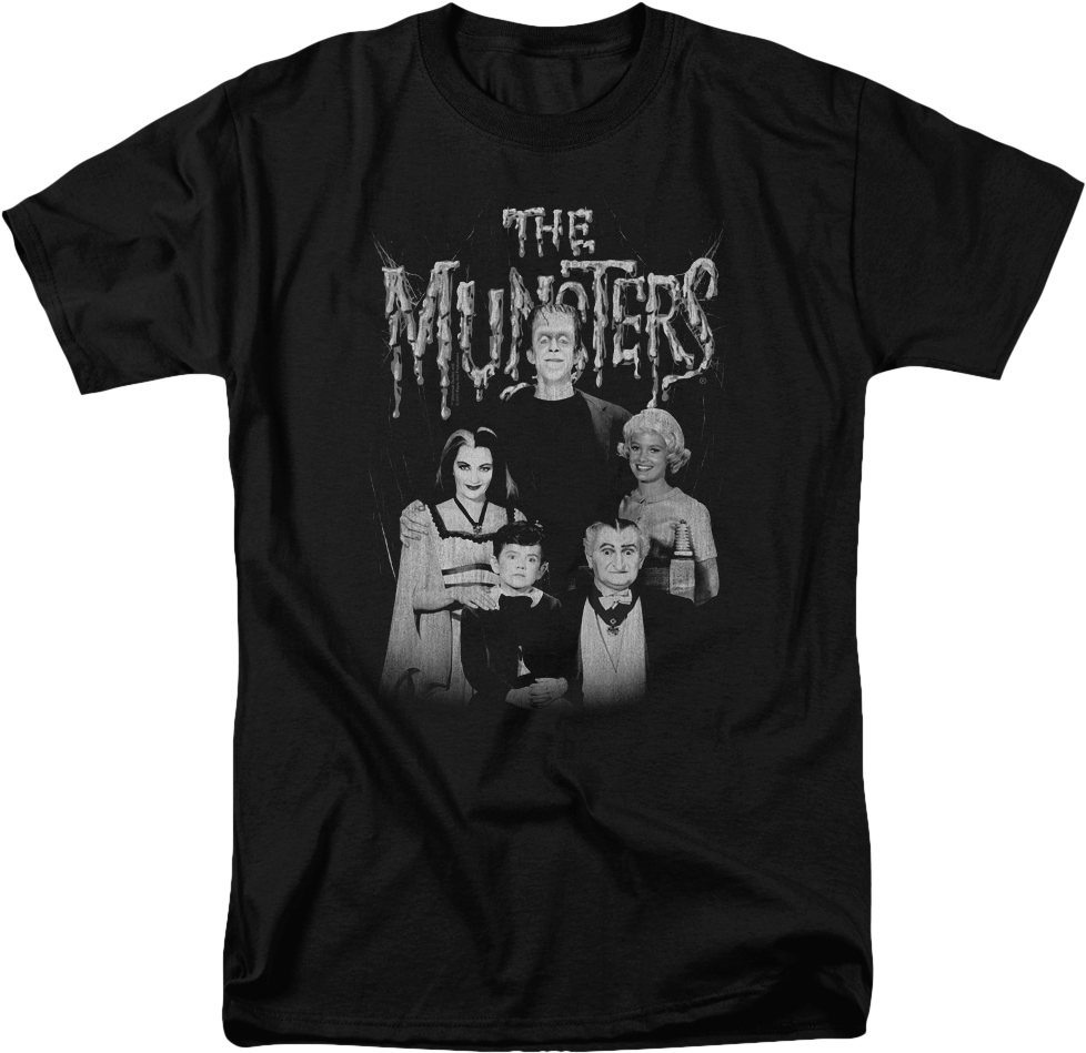 Black and White Munsters T-Shirt