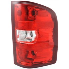 Passenger Side Tail Light, With bulb(s) - Clear & Red Lens, Exc. 2007 Classic Models