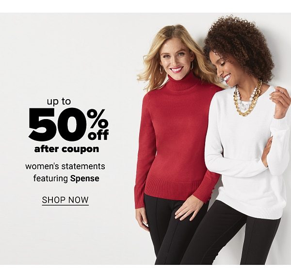 up to 50% off after coupon statements - Shop Now