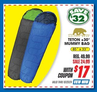 Golden Bear Teton +30° Mummy Bag