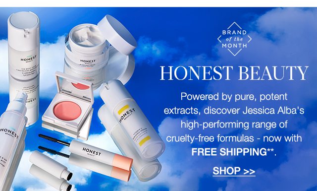 BRAND OF THE MONTH HONEST BEAUTY