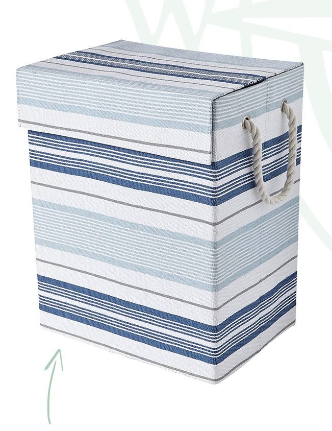 Nautical Stripe Laundry Hamper - £12 >