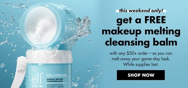 get a FREE makeup melting cleansing balm