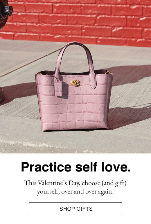 Practice self love. This Valentine's Day, choose (and gift) yourself, over and over again. SHOP GIFTS