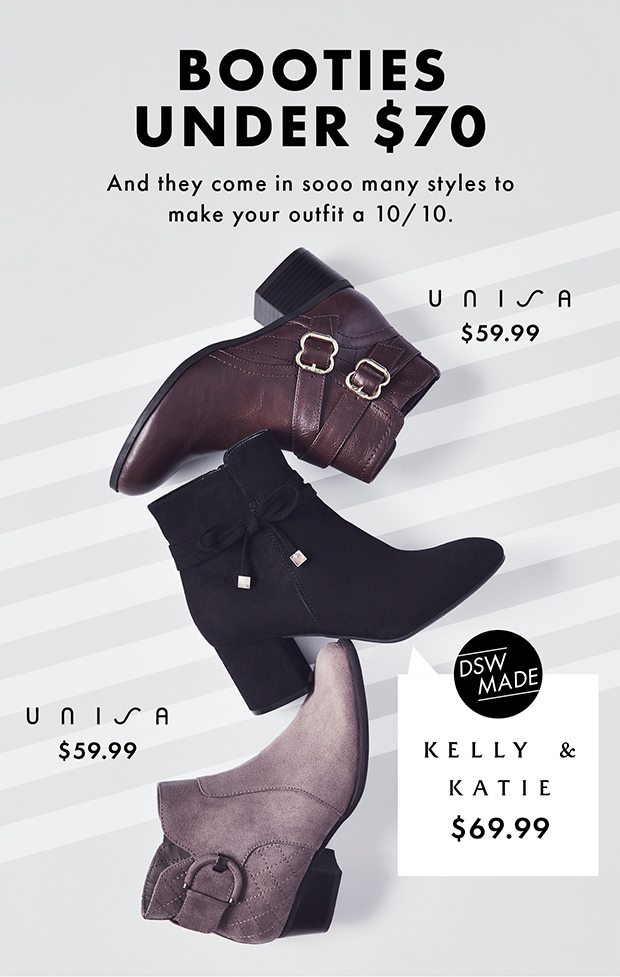 BOOTIES UNDER $70