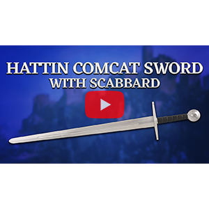 Hattin Comcat Sword with Scabbard