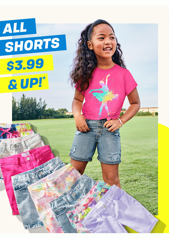 $3.99 & Up All Shorts