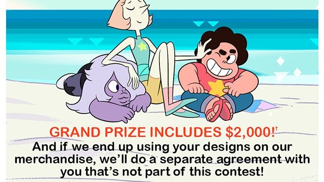 Grand Prize Includes $2,000! And if we end you using your designs on our merchandise, we'll do a separate agreement with you that's not part of this contest!