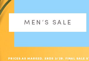 MEN'S SALE