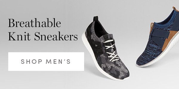 Breathable Knit Sneakers | SHOP MEN'S