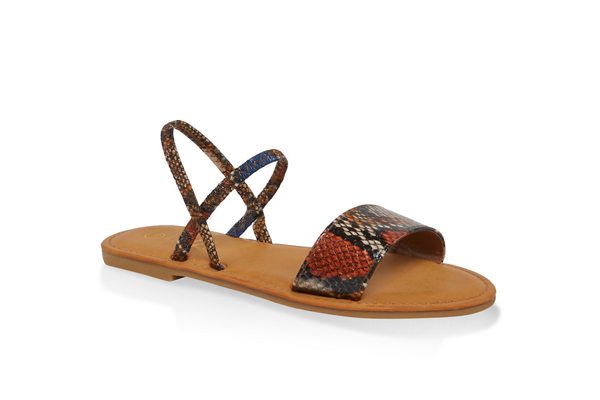 One Band Slingback Sandals