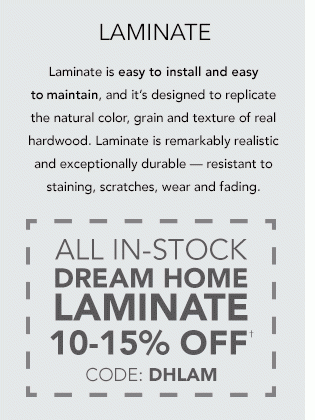 ALL IN-STOCK LAMINATE 10-15% OFF! Code: DHLAM