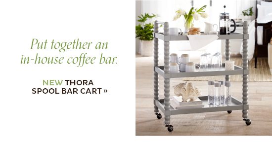 New Thora Spool Bar Cart