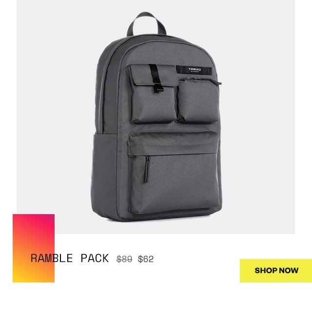 Ramble Pack — was 89 | now 62 – Shop Now