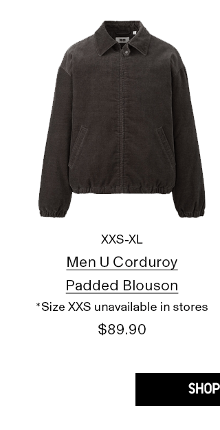 PDP2 - MEN U CORDUROY PADDED BLOUSON