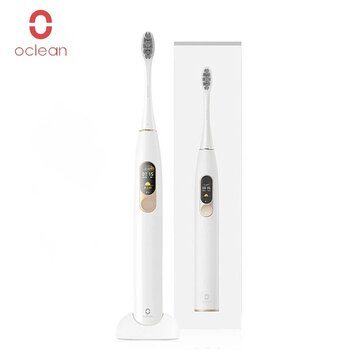 Oclean X Sonic Electric Toothbrush LCD Touch Screen IPX7 Waterproof Ultrasonic Automatic Tooth Brush 4 Brushing Mode Fast Charging Electric Toothbrush