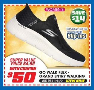 Skechers Hands Free Slip-ins: Go Walk Flex - Grand Entry Women's Walking Shoes