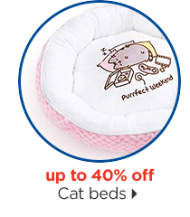 Up to 40% off. Cat beds.