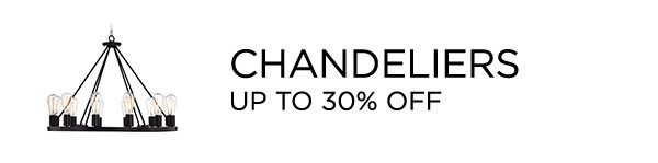 Chandeliers - Up To 30% Off