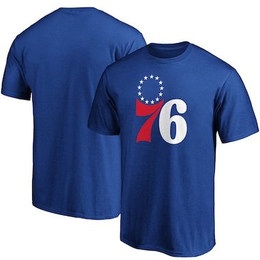 Fanatics Branded Philadelphia 76ers Royal Primary Team Logo T-Shirt